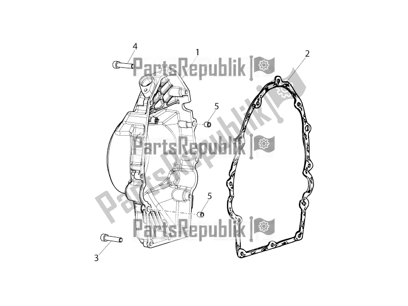 Tutte le parti per il Copertura Del Sistema Di Temporizzazione del Moto-Guzzi V7 II Stornello 750 ABS USA 2016