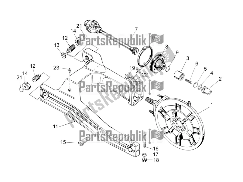 Tutte le parti per il Trasmissione Completa I del Moto-Guzzi V7 II Stornello 750 ABS USA 2016