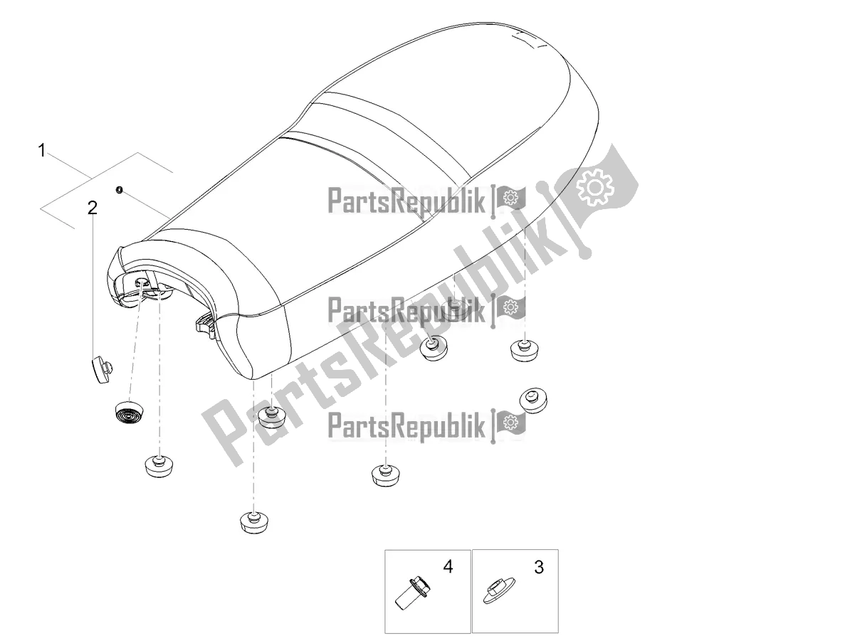 Todas las partes para Ensillar de Moto-Guzzi V7 III Carbon Shine 750 2019