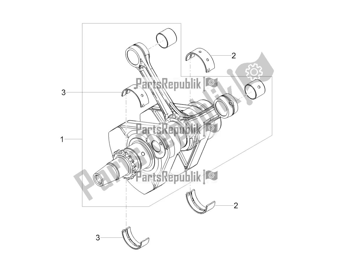 Toutes les pièces pour le Arbre De Transmission du Moto-Guzzi V7 III Carbon Shine 750 USA 2018