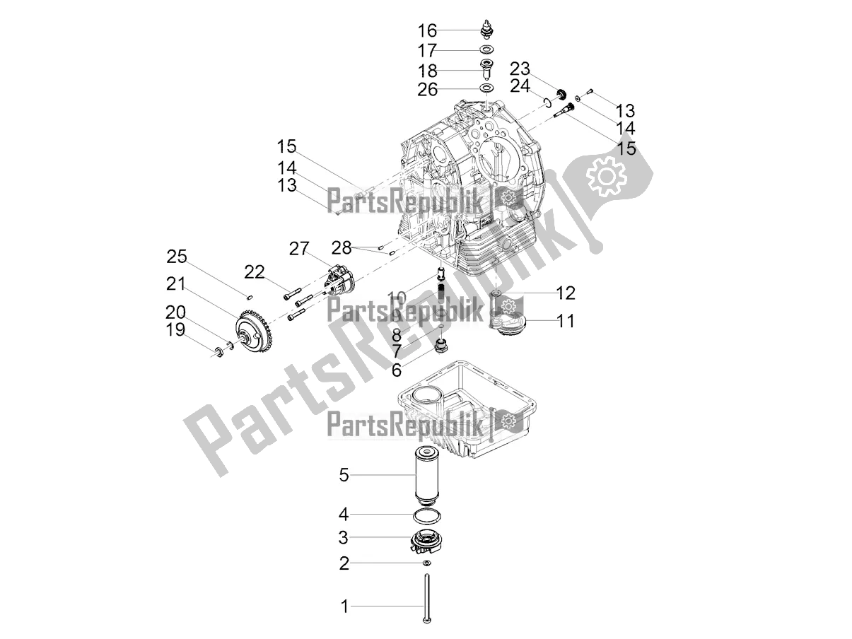 Todas las partes para Lubricación de Moto-Guzzi V7 III Limited 750 ABS 2018