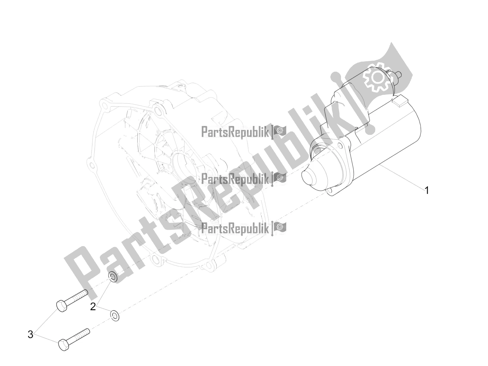 Toutes les pièces pour le Démarreur / Démarreur électrique du Moto-Guzzi V7 III Limited 750 ABS 2018