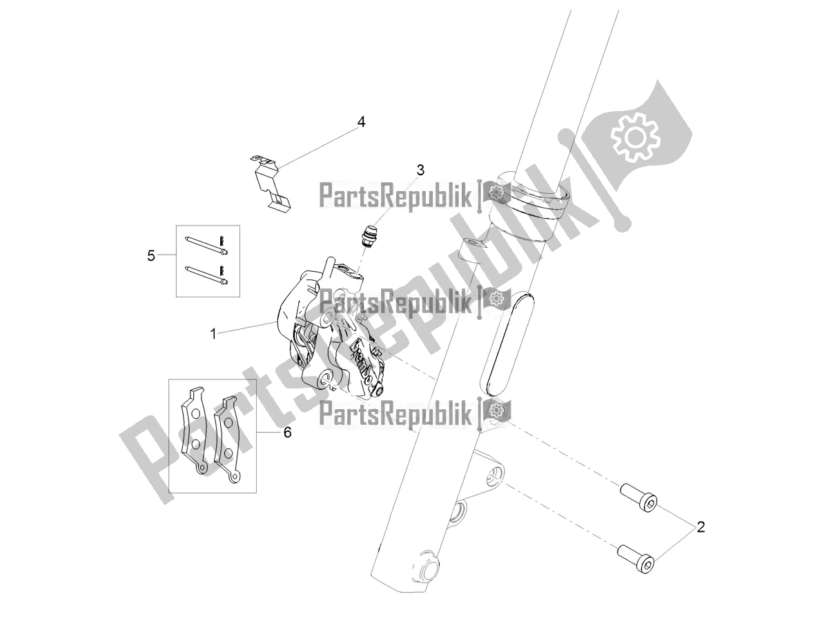 Toutes les pièces pour le étrier De Frein Avant du Moto-Guzzi V7 III Milano 750 ABS 2018