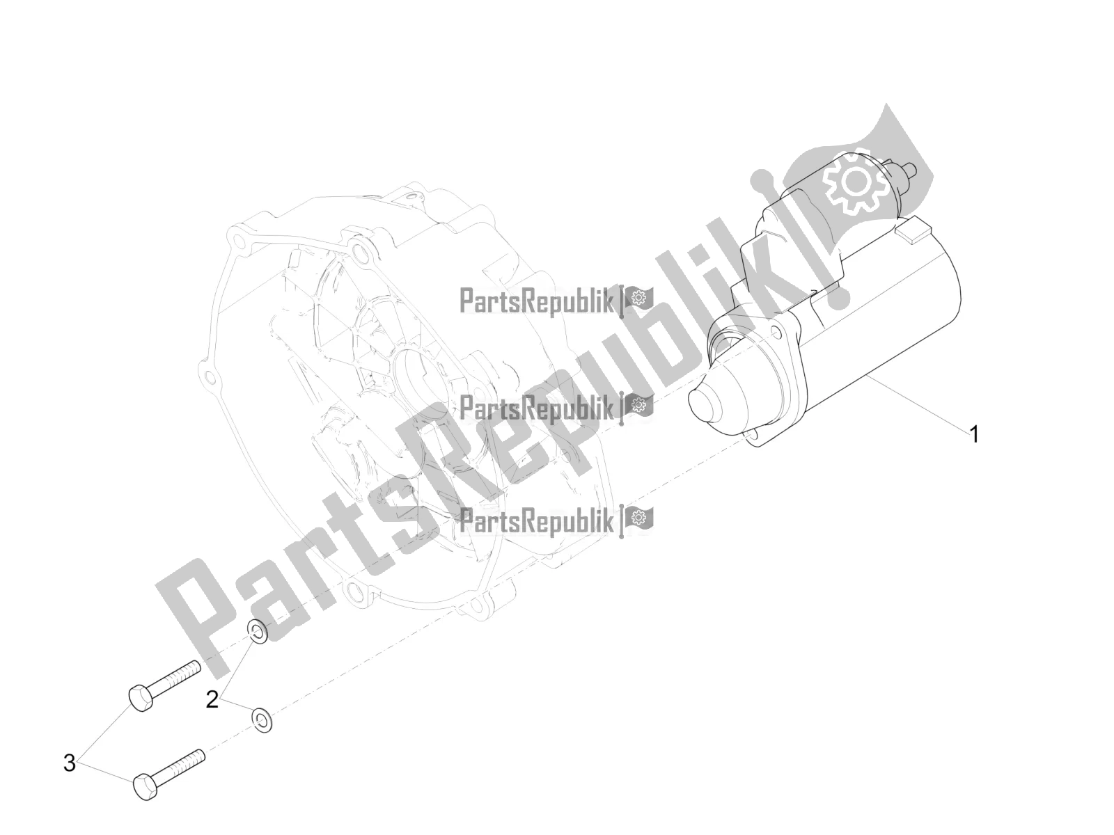 Toutes les pièces pour le Démarreur / Démarreur électrique du Moto-Guzzi V7 III Milano 750 ABS 2018