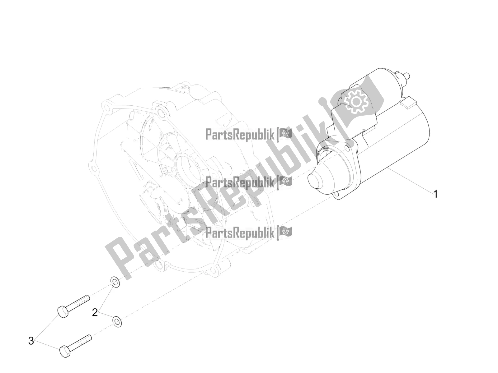 Tutte le parti per il Avviamento / Avviamento Elettrico del Moto-Guzzi V7 III Milano 750 ABS USA 2018