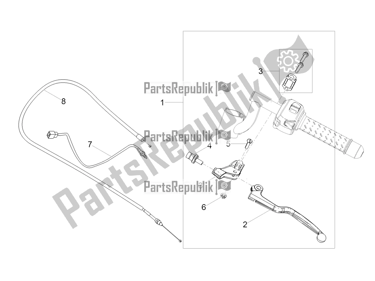 Todas las partes para Control De Embrague de Moto-Guzzi V7 III Racer 10 TH Anniversary 750 2021