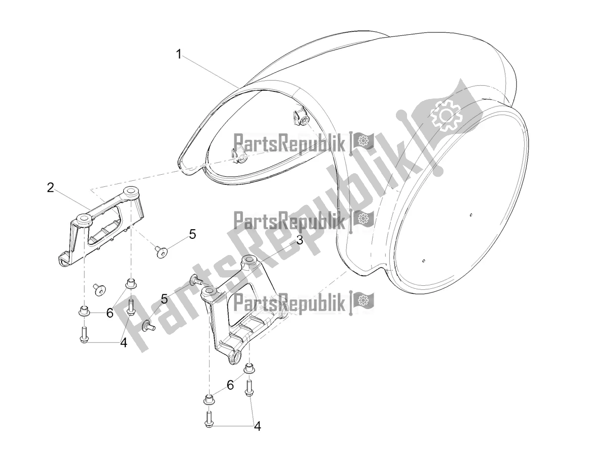 Tutte le parti per il Corpo Posteriore del Moto-Guzzi V7 III Racer 10 TH Anniversary 750 2021