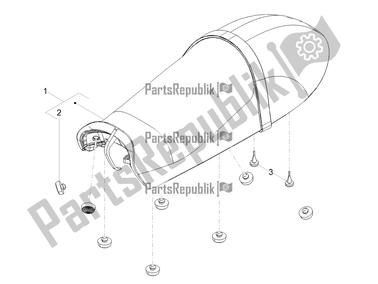 Toutes les pièces pour le Selle du Moto-Guzzi V7 III Racer 10 TH Anniversary 750 2021