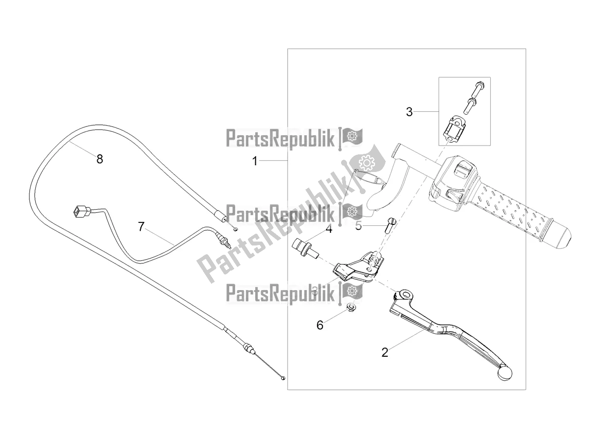 Toutes les pièces pour le Commande D'embrayage du Moto-Guzzi V7 III Racer 10 TH Anniversary Apac 750 2020