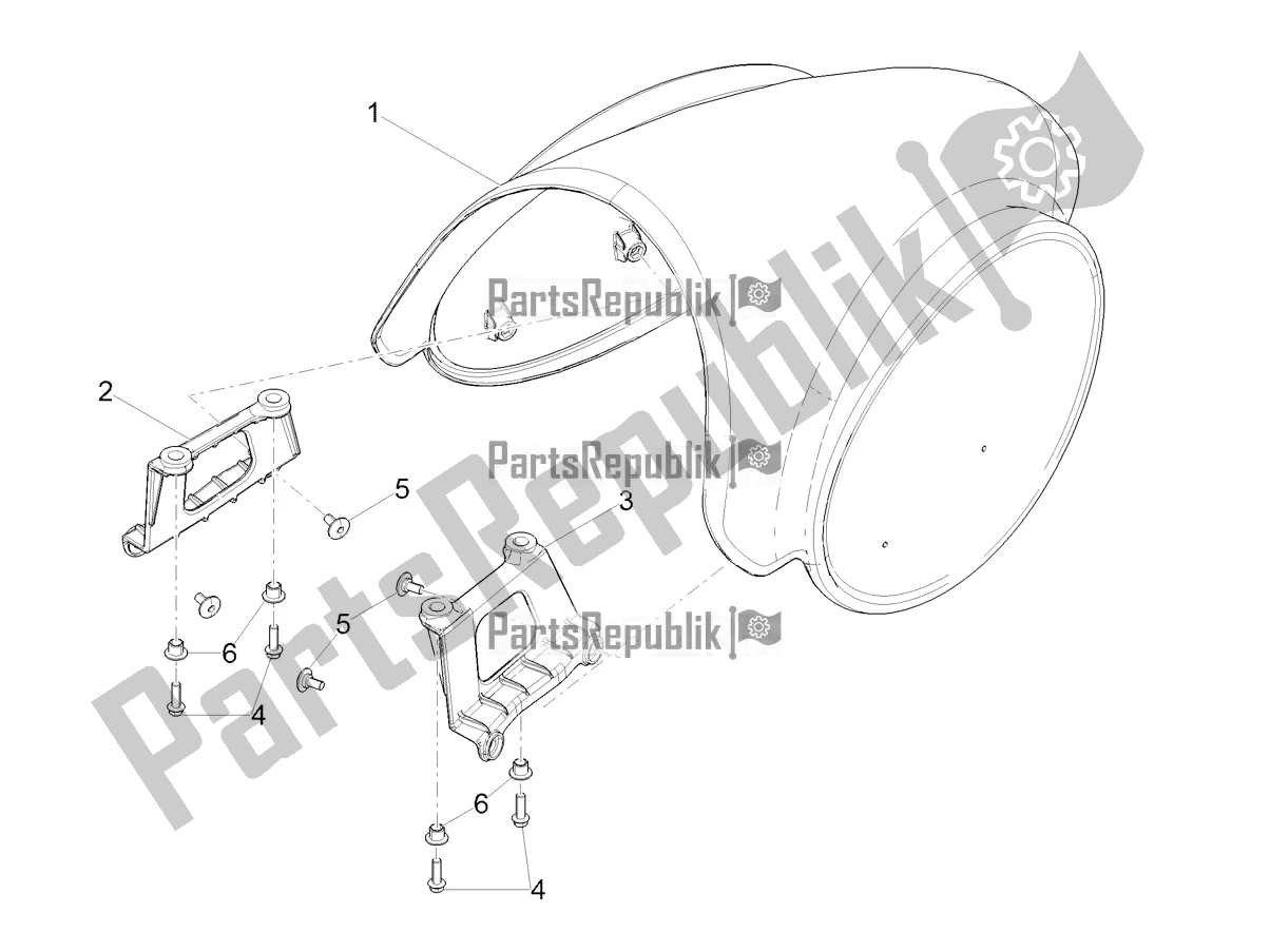 Toutes les pièces pour le Corps Arrière du Moto-Guzzi V7 III Racer 10 TH Anniversary Apac 750 2020