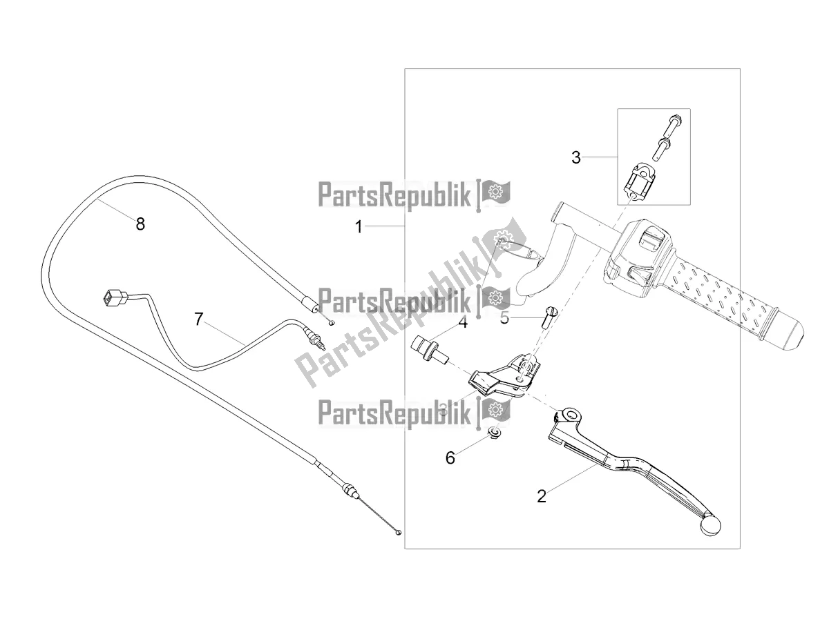 Todas las partes para Control De Embrague de Moto-Guzzi V7 III Racer 10 TH Anniversary Apac 750 2021