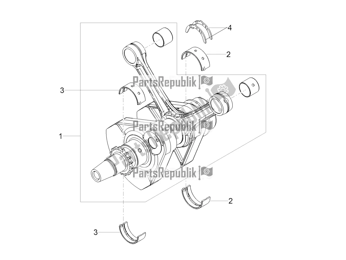 Toutes les pièces pour le Arbre De Transmission du Moto-Guzzi V7 III Racer 10 TH Anniversary Apac 750 2021