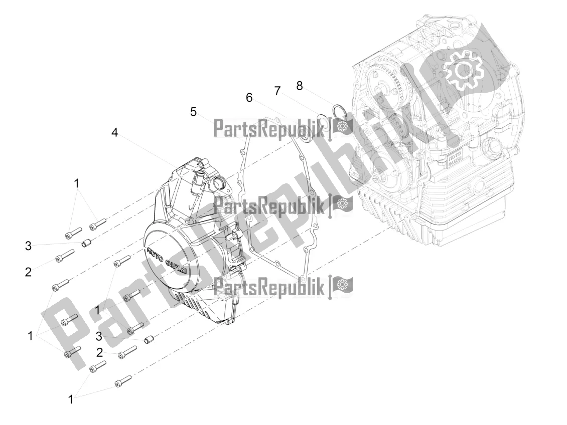 Todas las partes para Cubierta Del Volante de Moto-Guzzi V7 III Racer 10 TH Anniversary Apac 750 2021