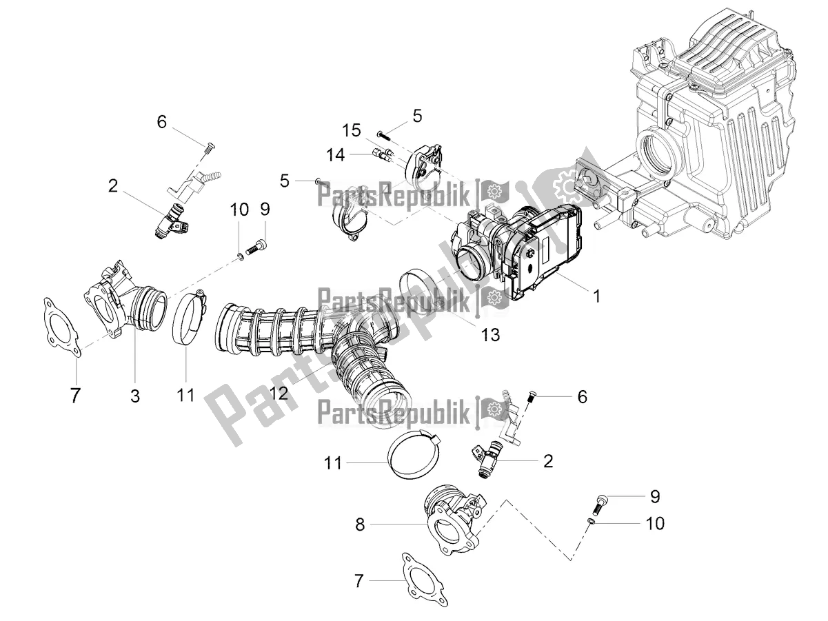 Todas las partes para Cuerpo Del Acelerador de Moto-Guzzi V7 III Racer 10 TH Anniversary Apac 750 2021