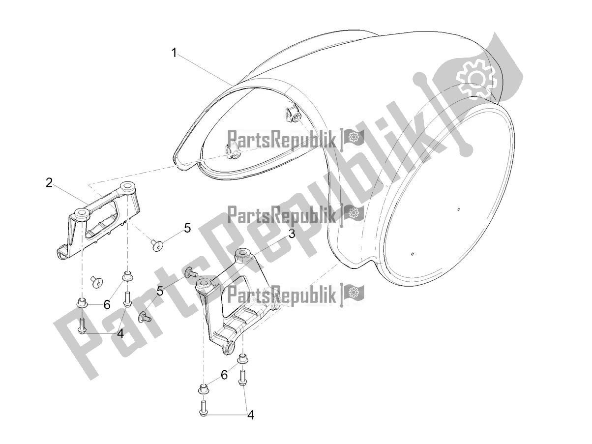 Toutes les pièces pour le Corps Arrière du Moto-Guzzi V7 III Racer 10 TH Anniversary USA 750 2020