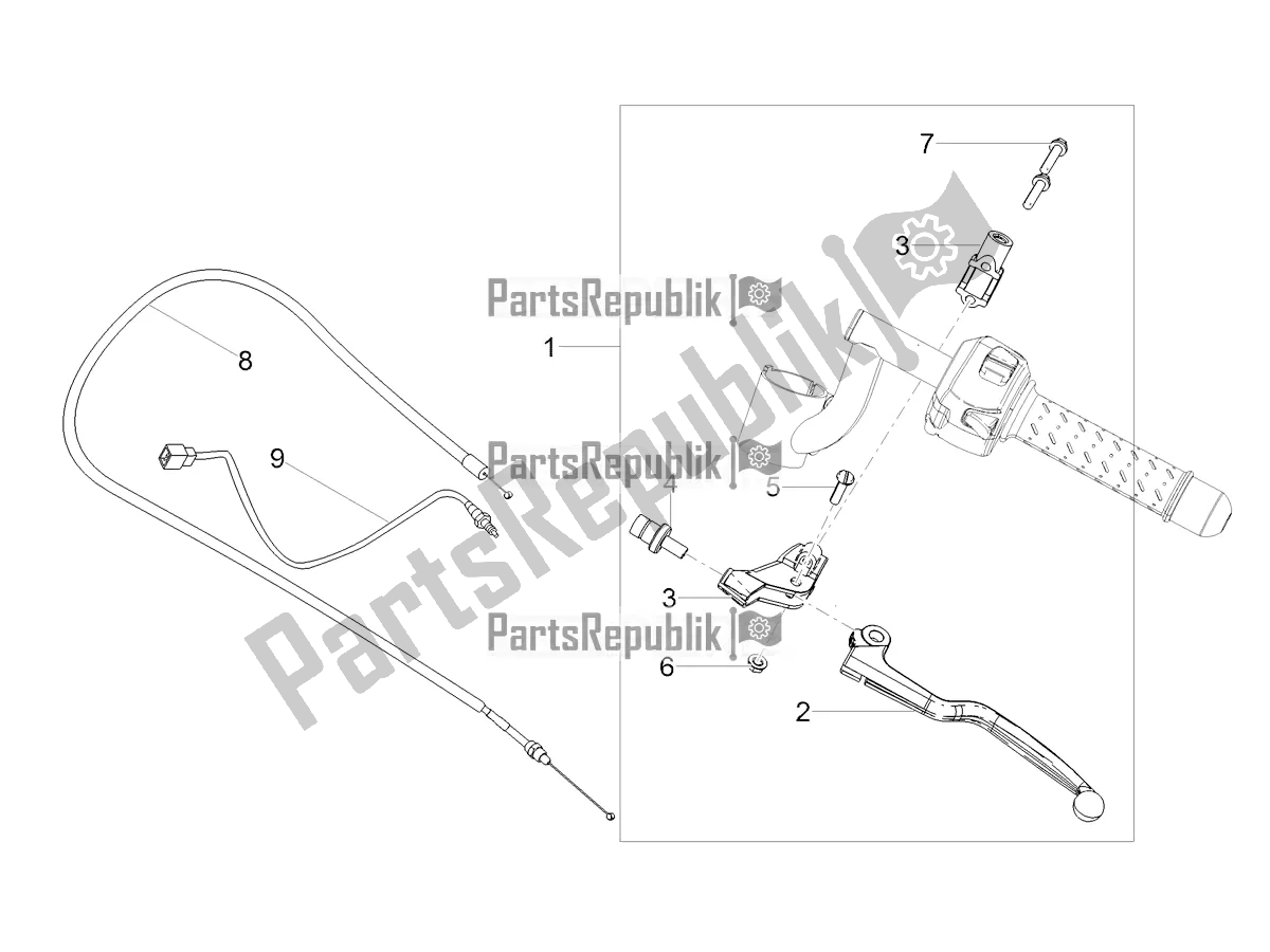 Toutes les pièces pour le Commande D'embrayage du Moto-Guzzi V7 III Racer 750 ABS 2017