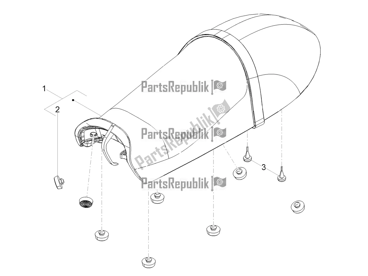 Toutes les pièces pour le Selle du Moto-Guzzi V7 III Racer 750 ABS 2019