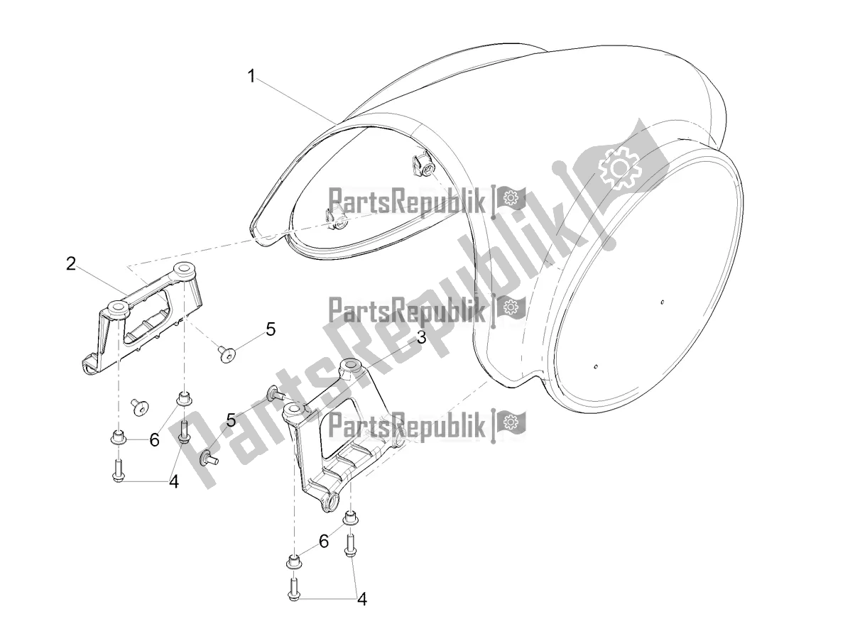 Tutte le parti per il Corpo Posteriore del Moto-Guzzi V7 III Racer 750 E4 ABS 2017-2018-2019 Nafta 2018