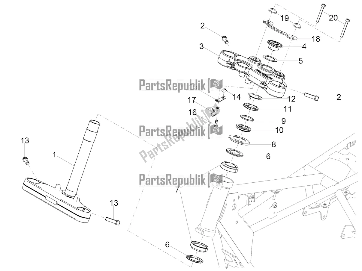 Toutes les pièces pour le Pilotage du Moto-Guzzi V7 III Racer 750 E4 ABS 2017-2018-2019 Nafta 2018