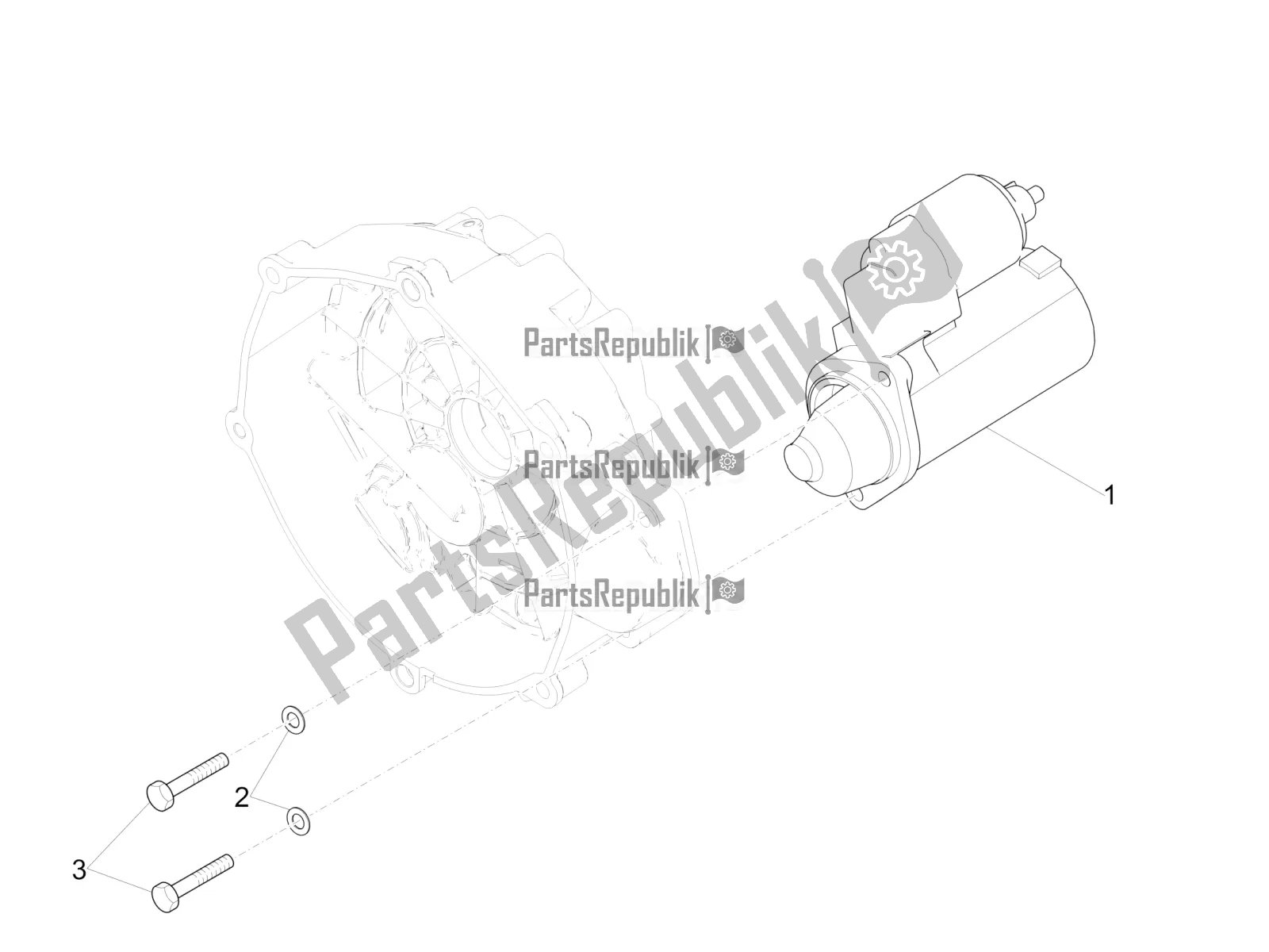 Todas as partes de Partida / Partida Elétrica do Moto-Guzzi V7 III Racer Limited 750 2019