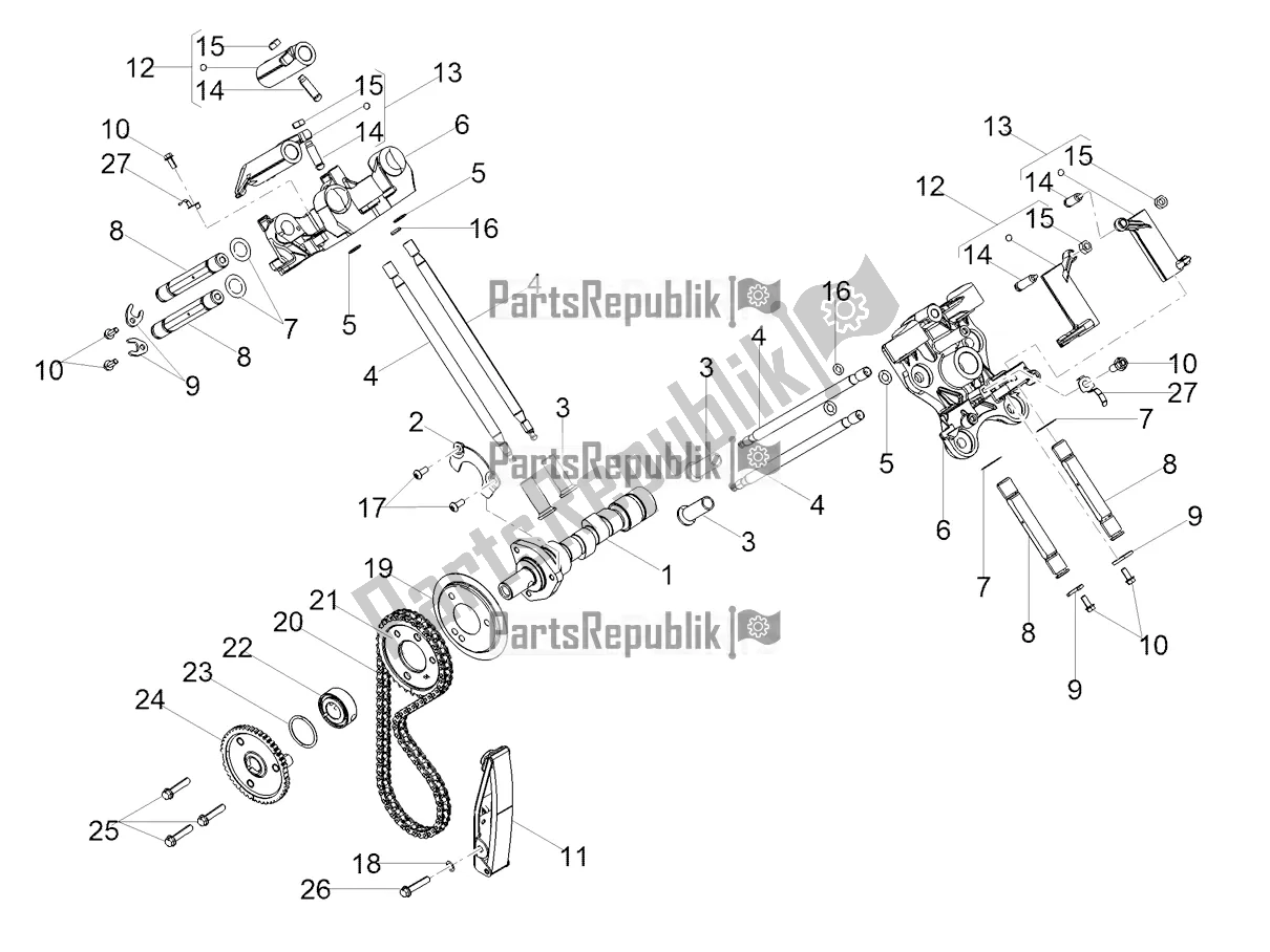 All parts for the Timing System of the Moto-Guzzi V7 III Racer Limited 750 2020