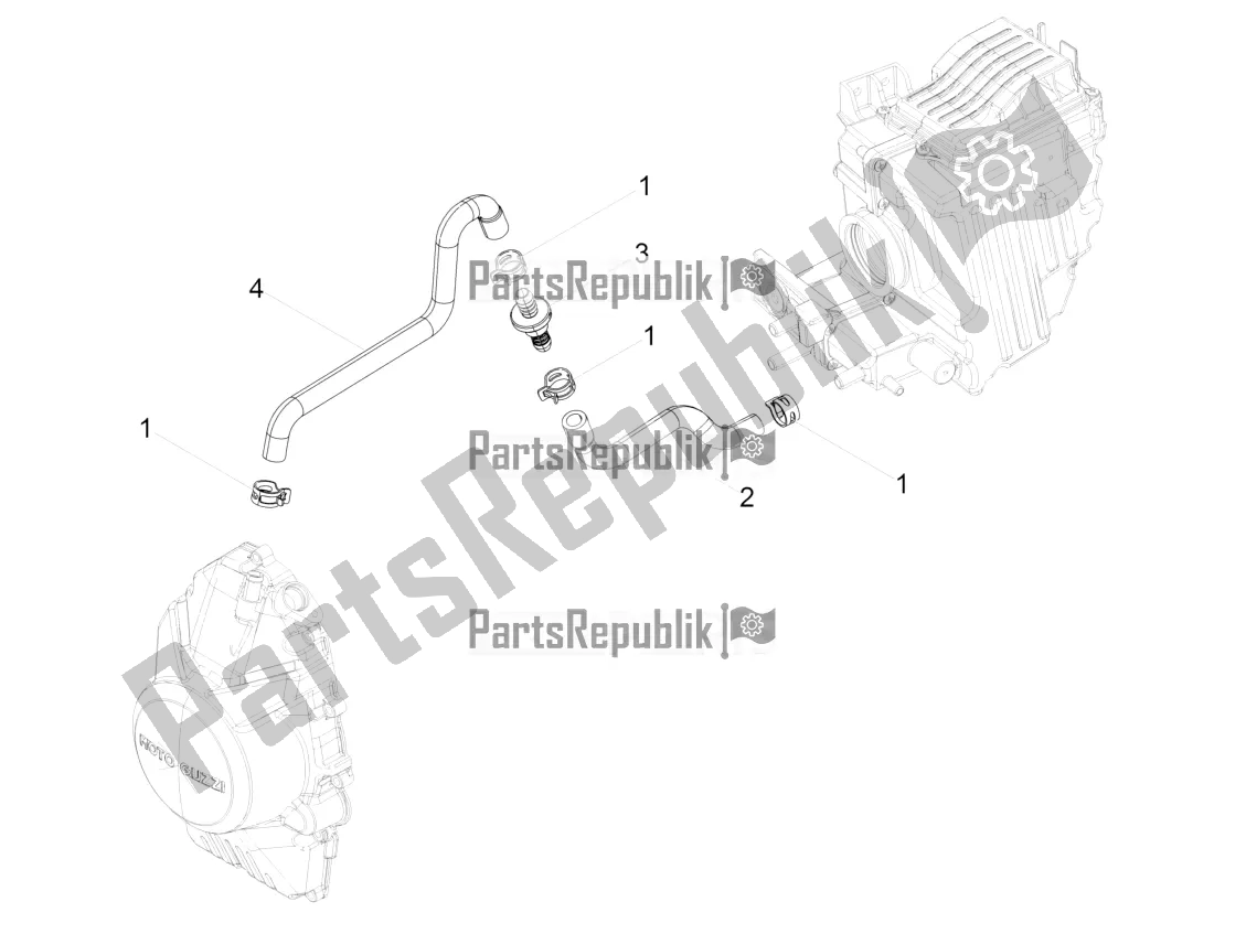 Toutes les pièces pour le Système De Soufflage du Moto-Guzzi V7 III Racer Limited 750 2021