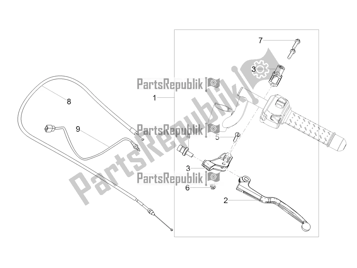 Todas las partes para Control De Embrague de Moto-Guzzi V7 III Racer Limited 750 2021