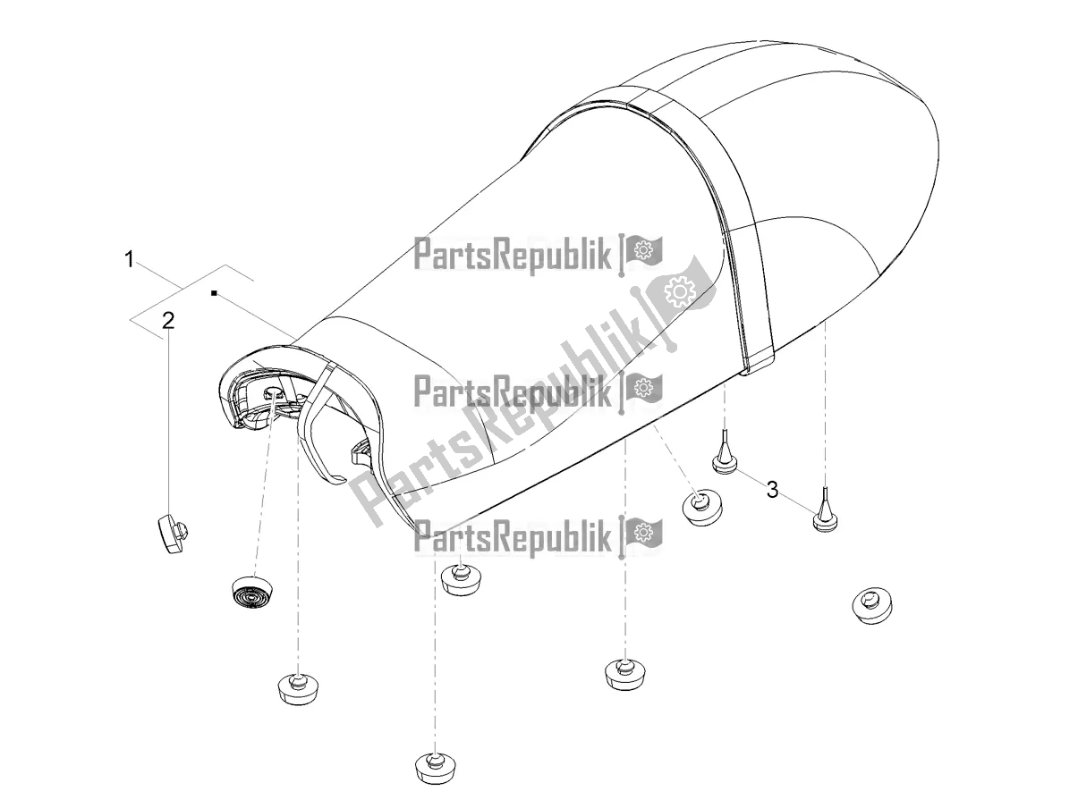 Toutes les pièces pour le Selle du Moto-Guzzi V7 III Racer Limited 750 2021