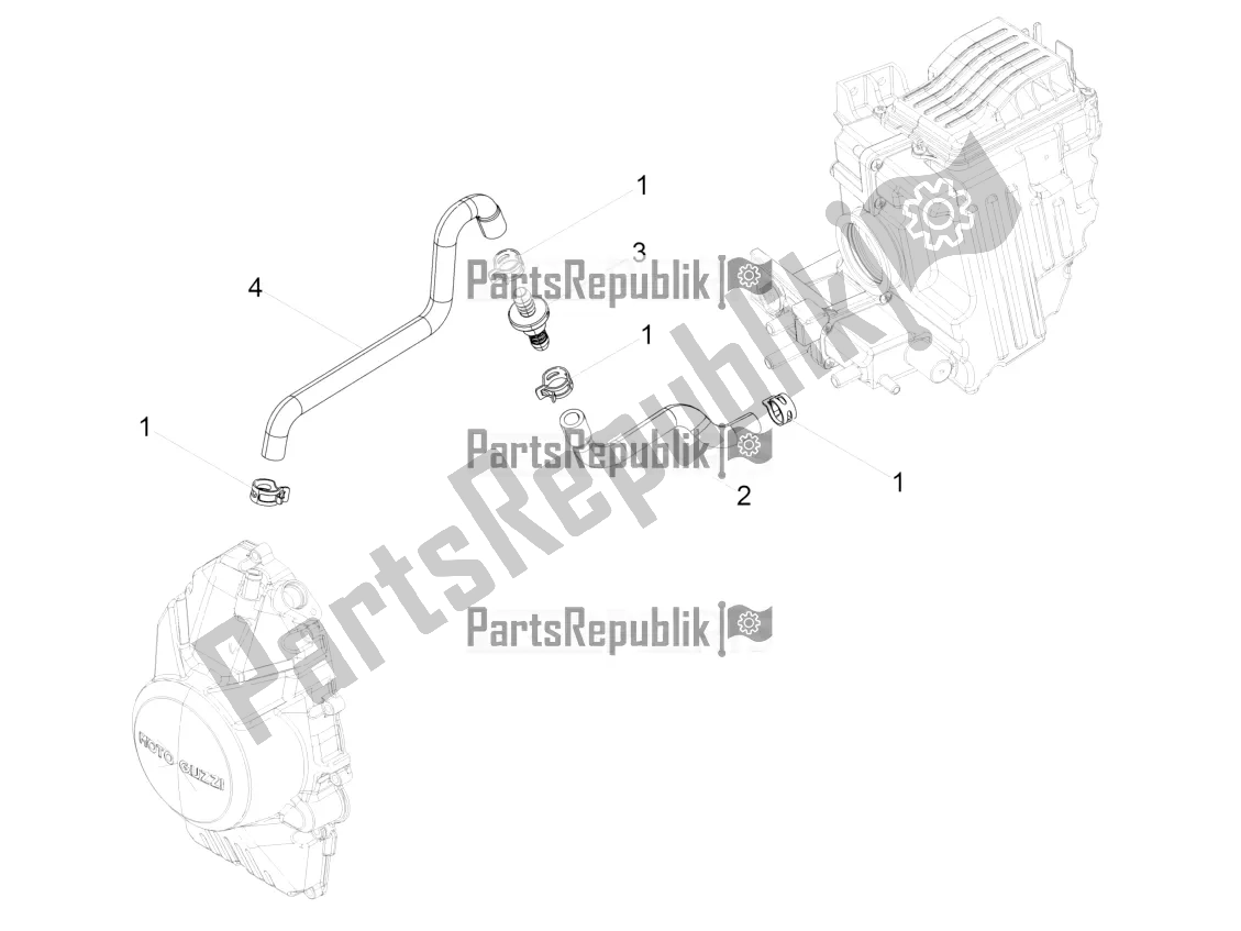 Todas as partes de Sistema Blow-by do Moto-Guzzi V7 III Rough 750 2020