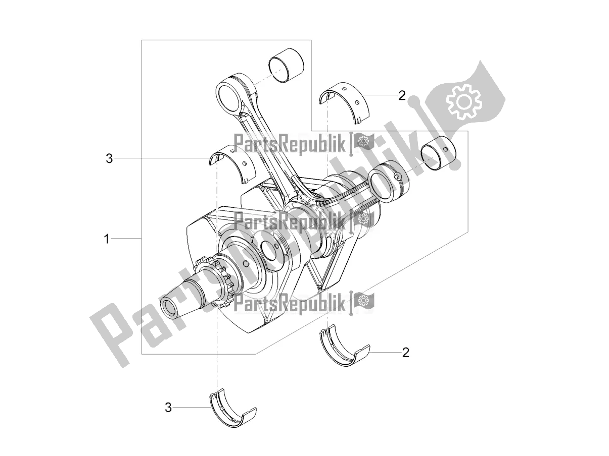 Toutes les pièces pour le Arbre De Transmission du Moto-Guzzi V7 III Rough 750 2020