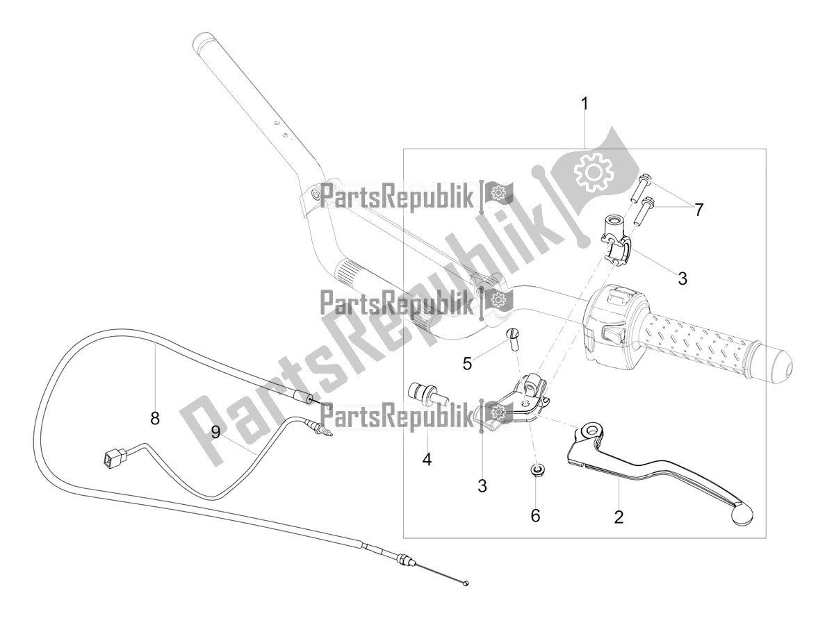 Todas las partes para Control De Embrague de Moto-Guzzi V7 III Rough 750 2021