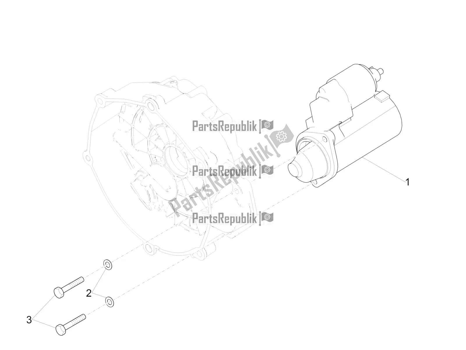 Tutte le parti per il Avviamento / Avviamento Elettrico del Moto-Guzzi V7 III Rough 750 2021