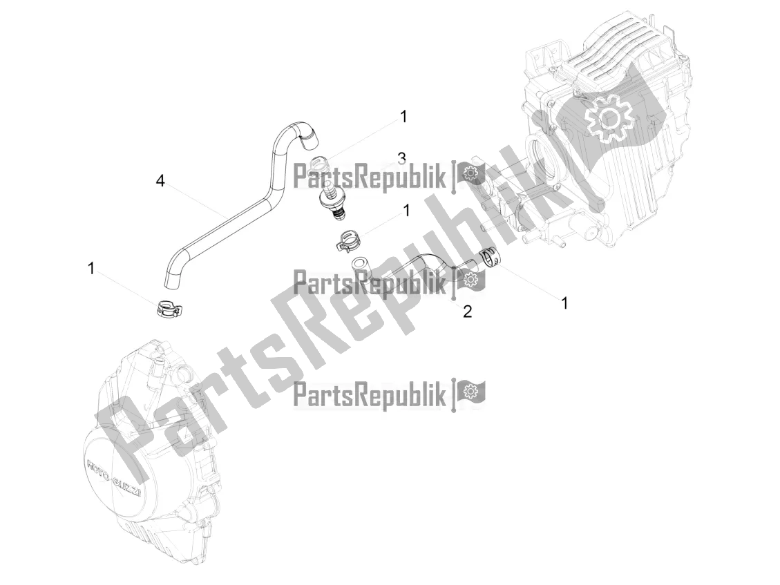 Todas las partes para Sistema De Soplado de Moto-Guzzi V7 III Rough 750 ABS 2018