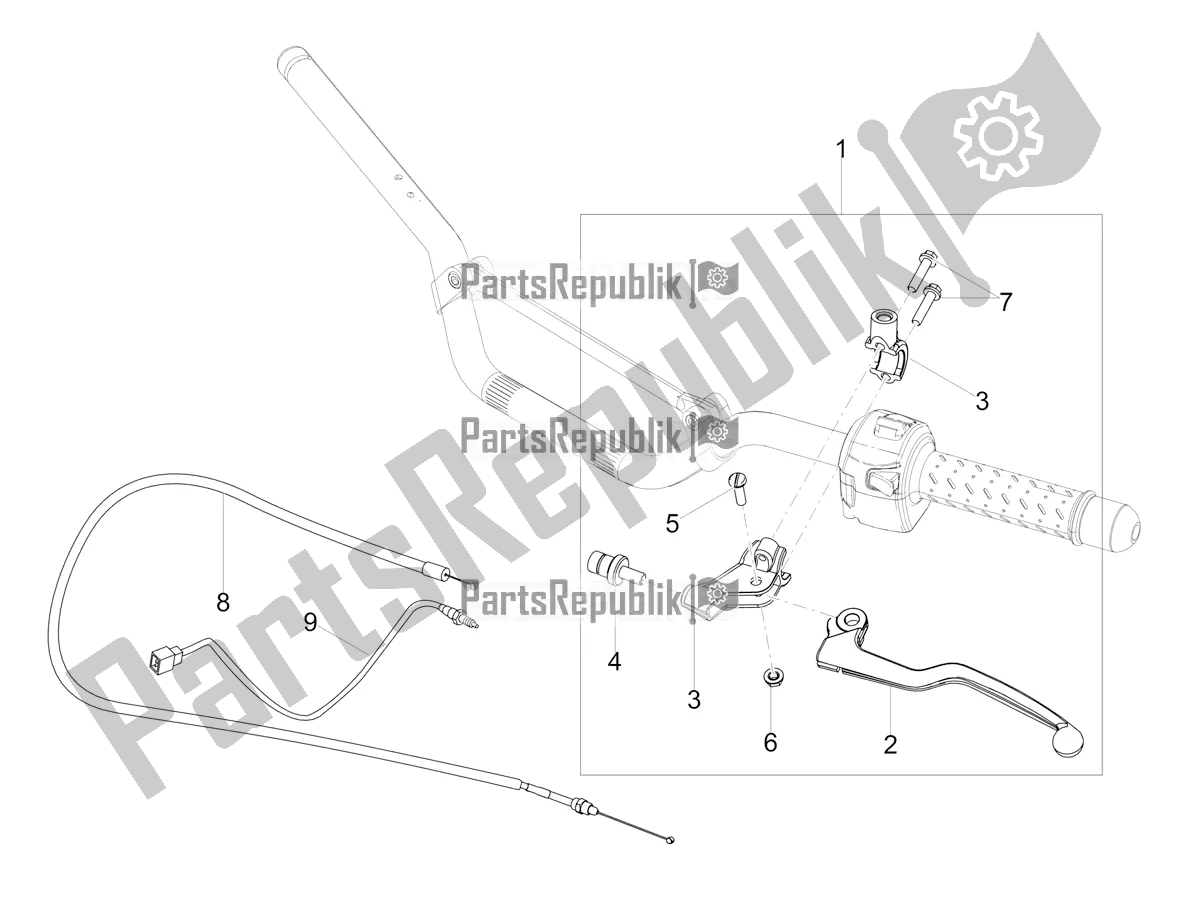 Toutes les pièces pour le Commande D'embrayage du Moto-Guzzi V7 III Rough 750 ABS 2018