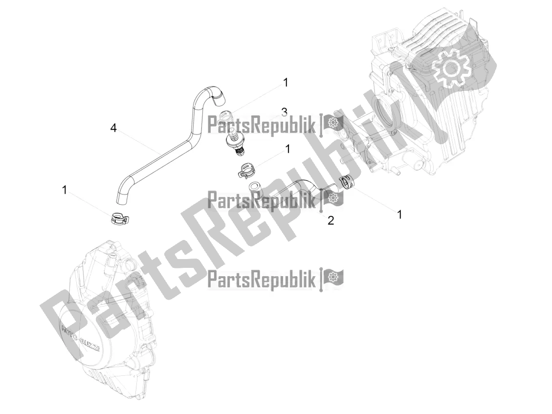 Toutes les pièces pour le Système De Soufflage du Moto-Guzzi V7 III Rough 750 Apac 2018