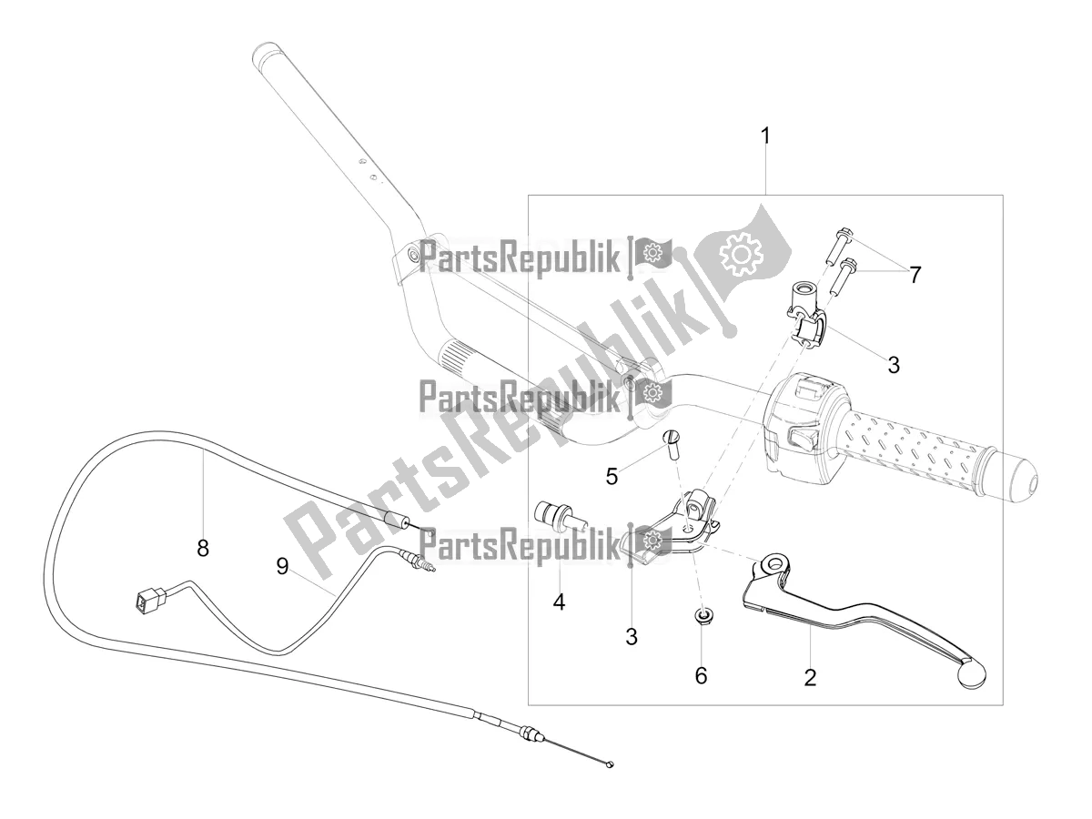 Toutes les pièces pour le Commande D'embrayage du Moto-Guzzi V7 III Rough 750 Apac 2018