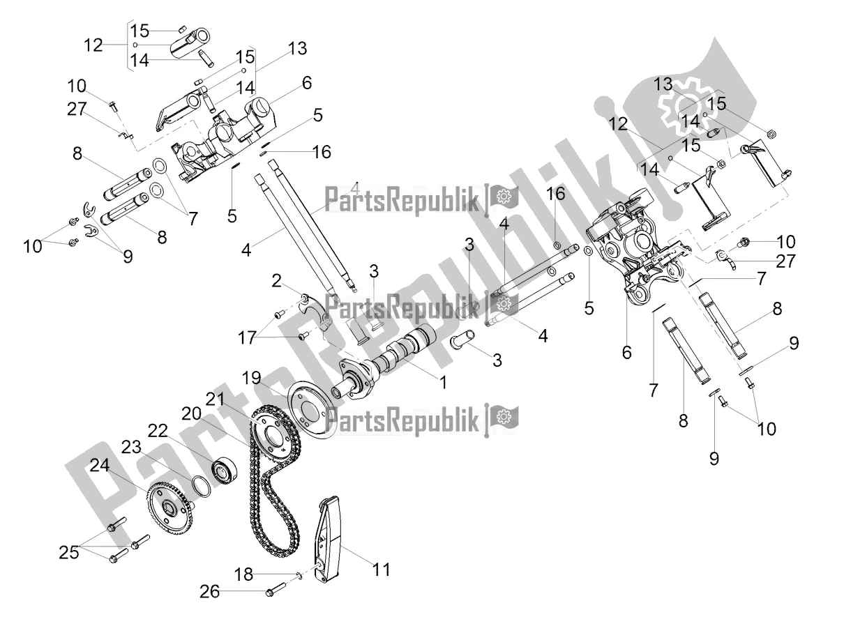 All parts for the Timing System of the Moto-Guzzi V7 III Rough 750 Apac 2019