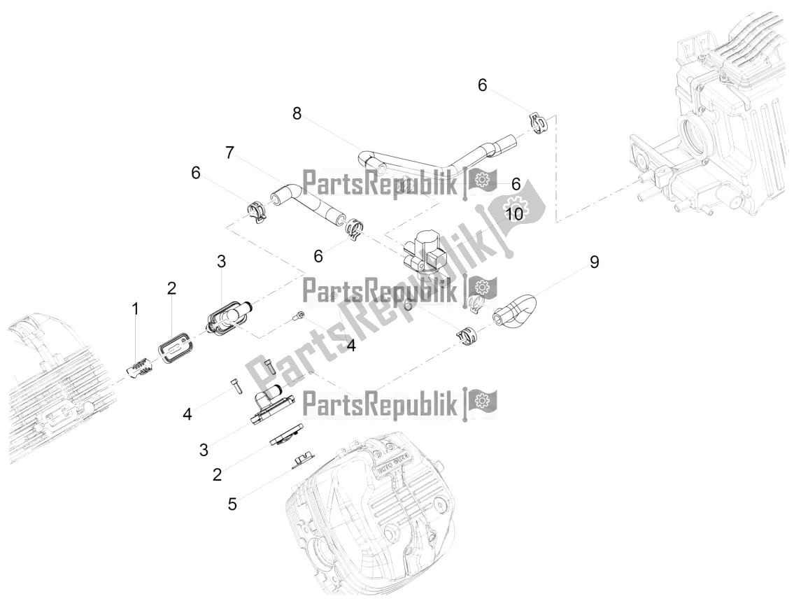 Tutte le parti per il Aria Secondaria del Moto-Guzzi V7 III Rough 750 Apac 2020