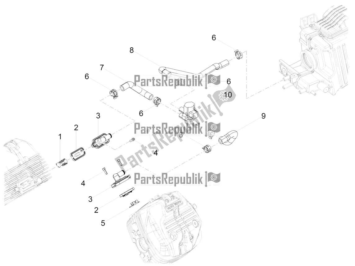 Todas las partes para Aire Secundario de Moto-Guzzi V7 III Rough 750 USA 2020