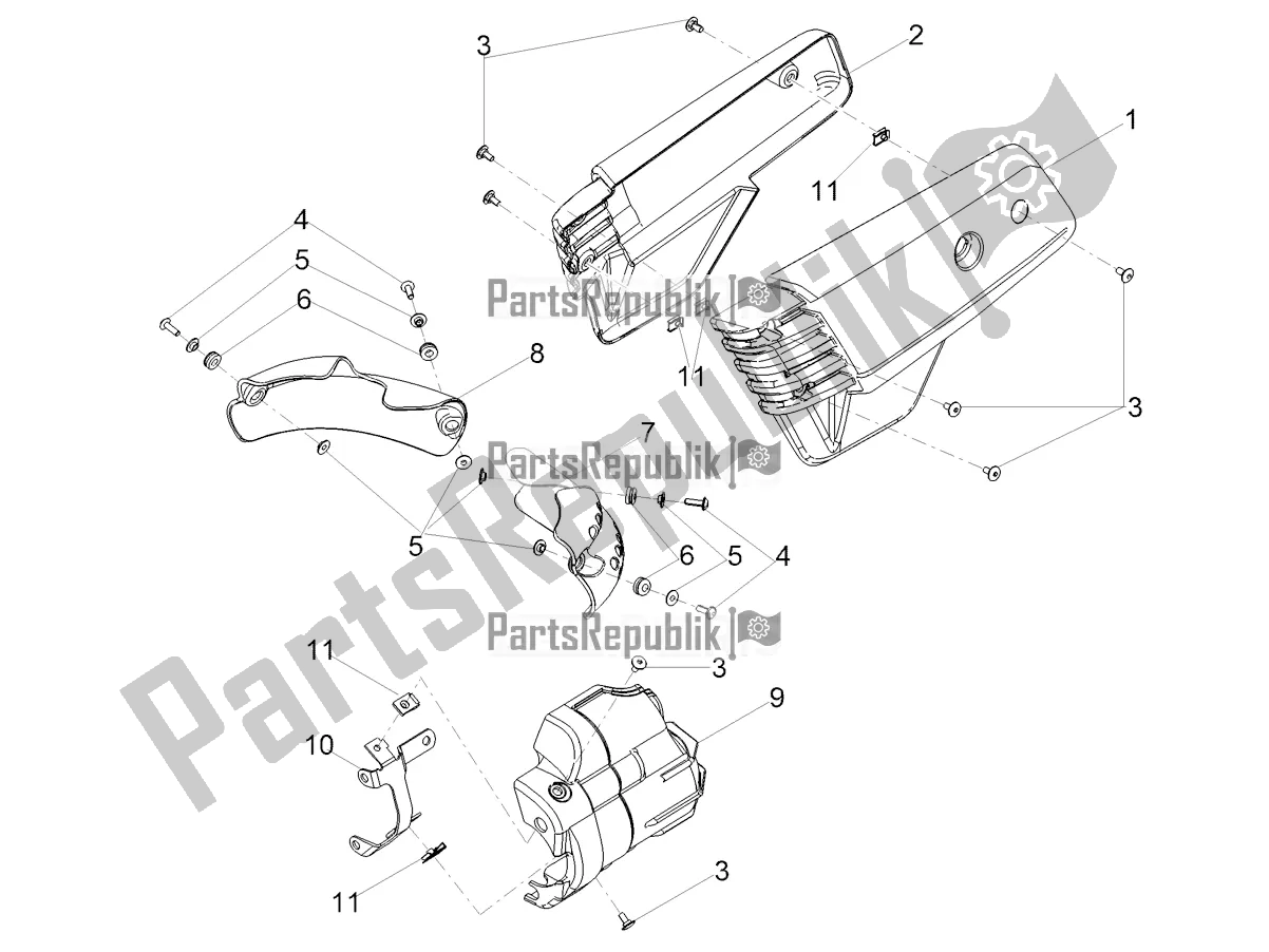 Toutes les pièces pour le Corps Central du Moto-Guzzi V7 III Special 750 ABS 2019