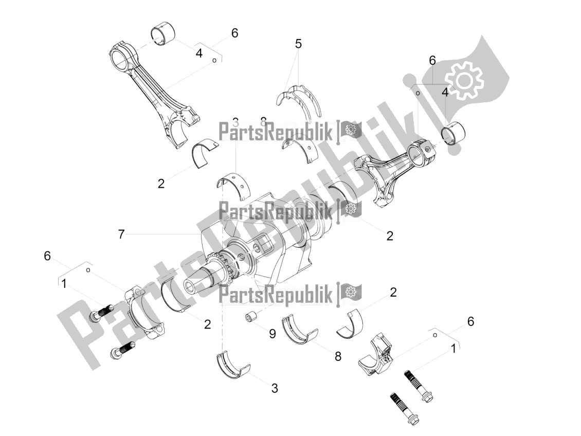 Toutes les pièces pour le Arbre De Transmission du Moto-Guzzi V7 III Special 750 ABS USA 2019