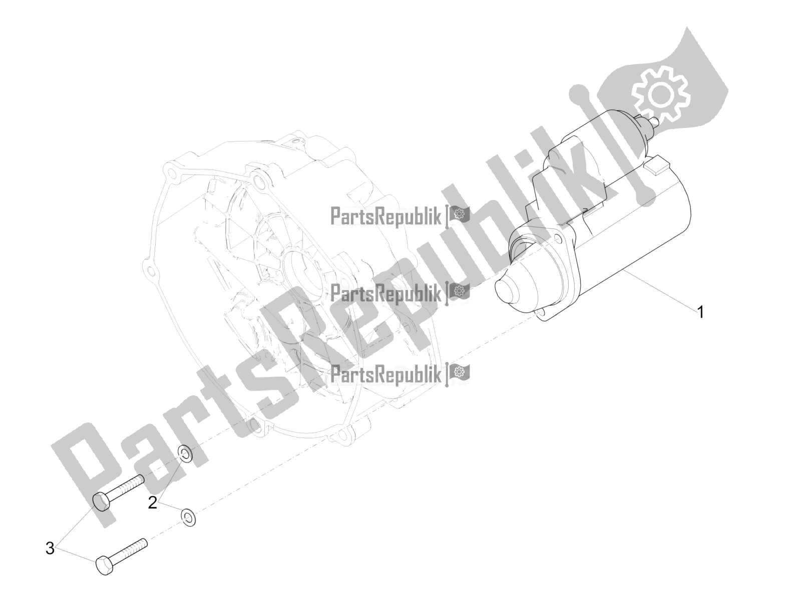 Toutes les pièces pour le Démarreur / Démarreur électrique du Moto-Guzzi V7 III Special 750 Apac 2020