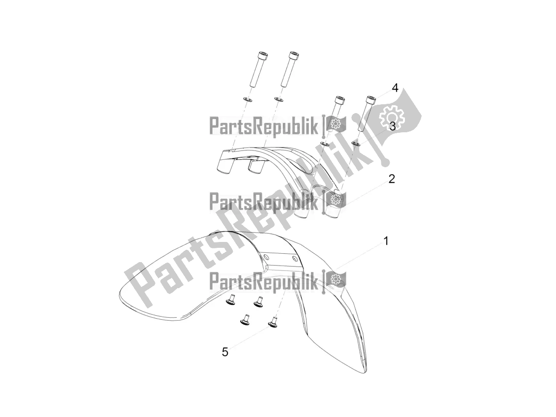 Todas las partes para Guardabarros Delantero de Moto-Guzzi V7 III Special 750 Apac 2021