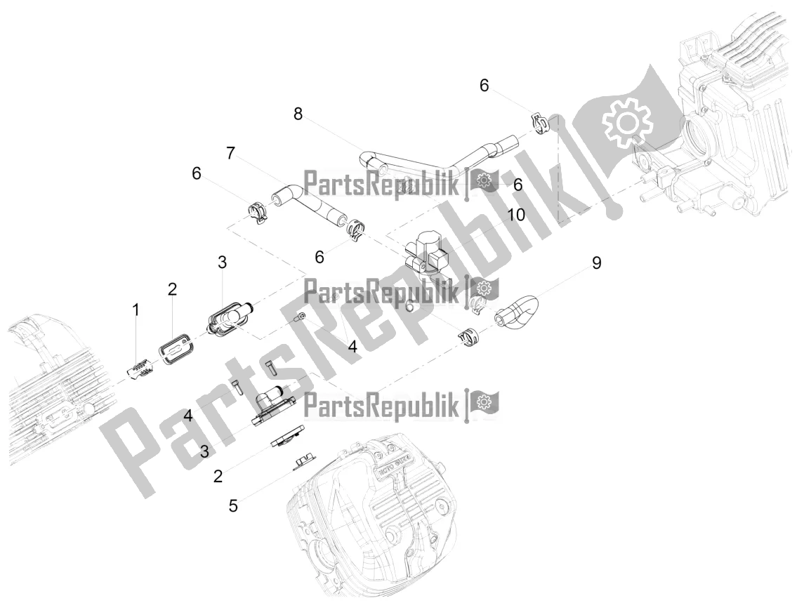 Todas las partes para Aire Secundario de Moto-Guzzi V7 III Special 750 Apac 2021