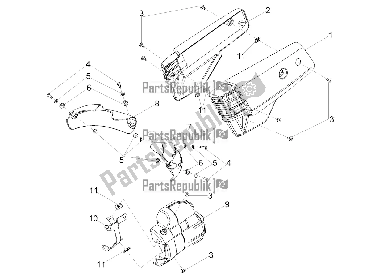 Todas las partes para Cuerpo Central de Moto-Guzzi V7 III Special 750 USA 2021