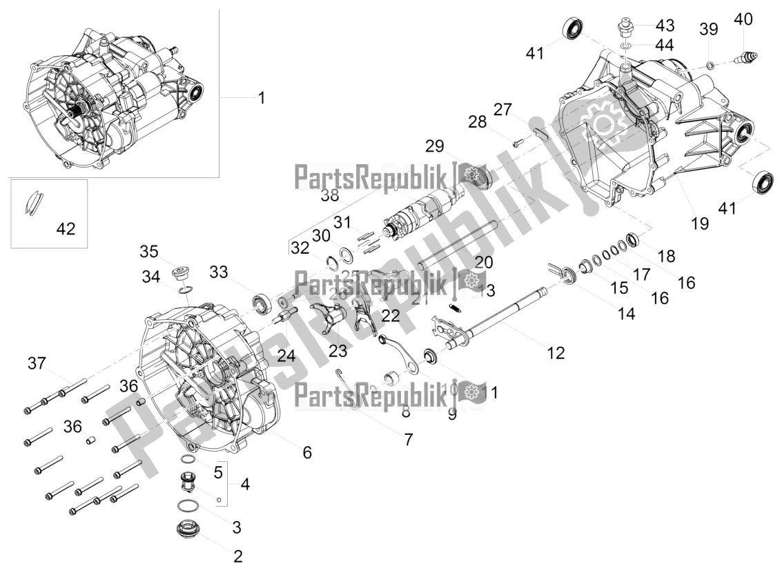 Todas las partes para Caja De Cambios / Selector / Leva De Cambio de Moto-Guzzi V7 III Special 750 USA 2021