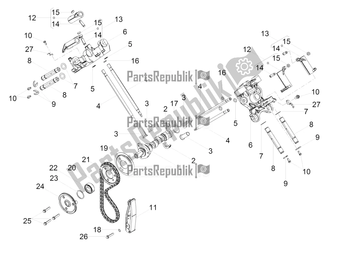 All parts for the Timing System of the Moto-Guzzi V7 III Stone 750 ABS 2017