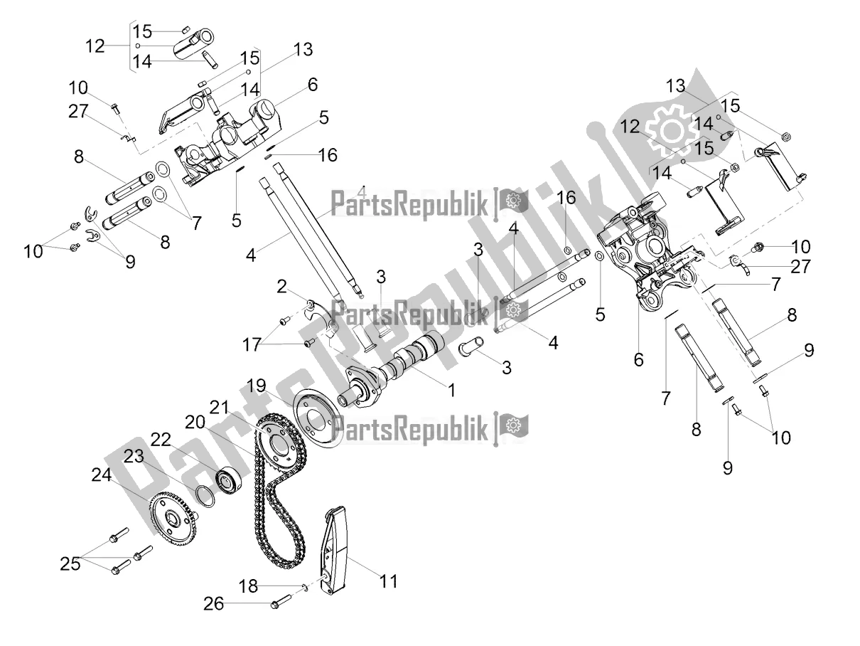 Tutte le parti per il Sistema Di Cronometraggio del Moto-Guzzi V7 III Stone Night Pack 750 USA 2020