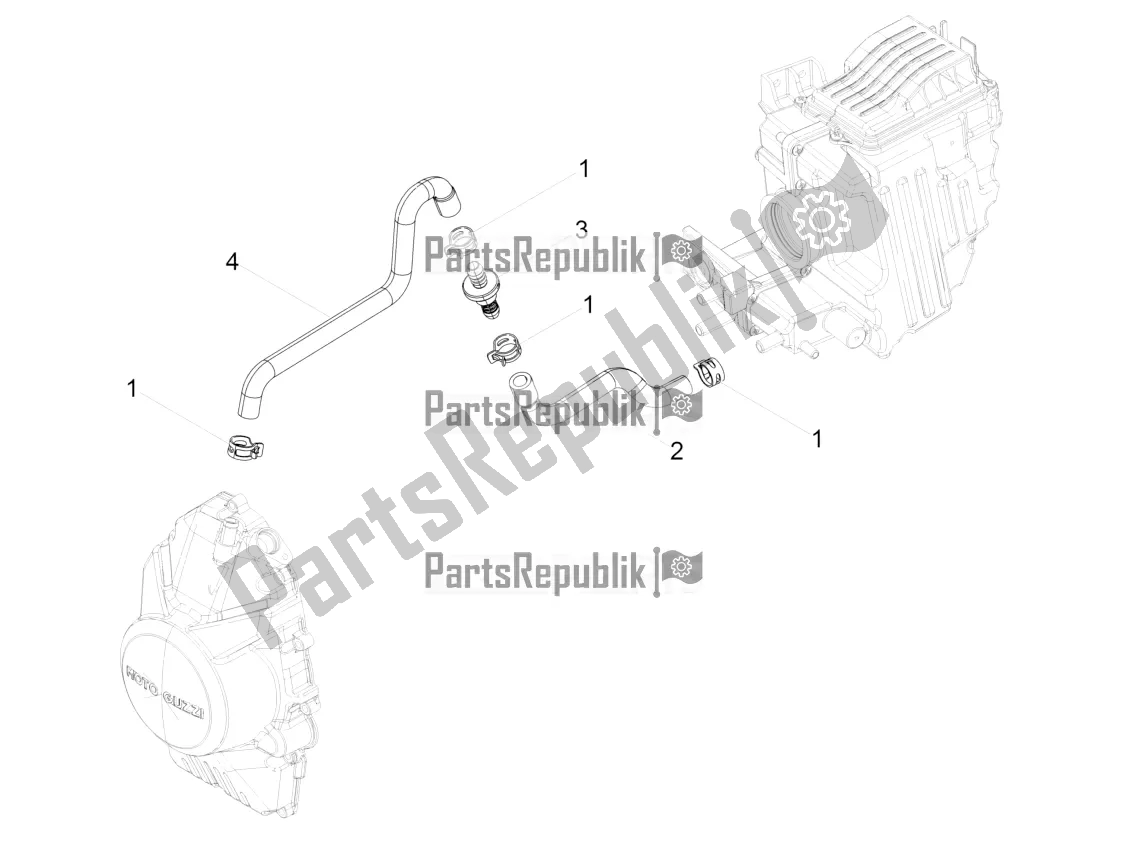 Todas as partes de Sistema Blow-by do Moto-Guzzi V7 III Stone 