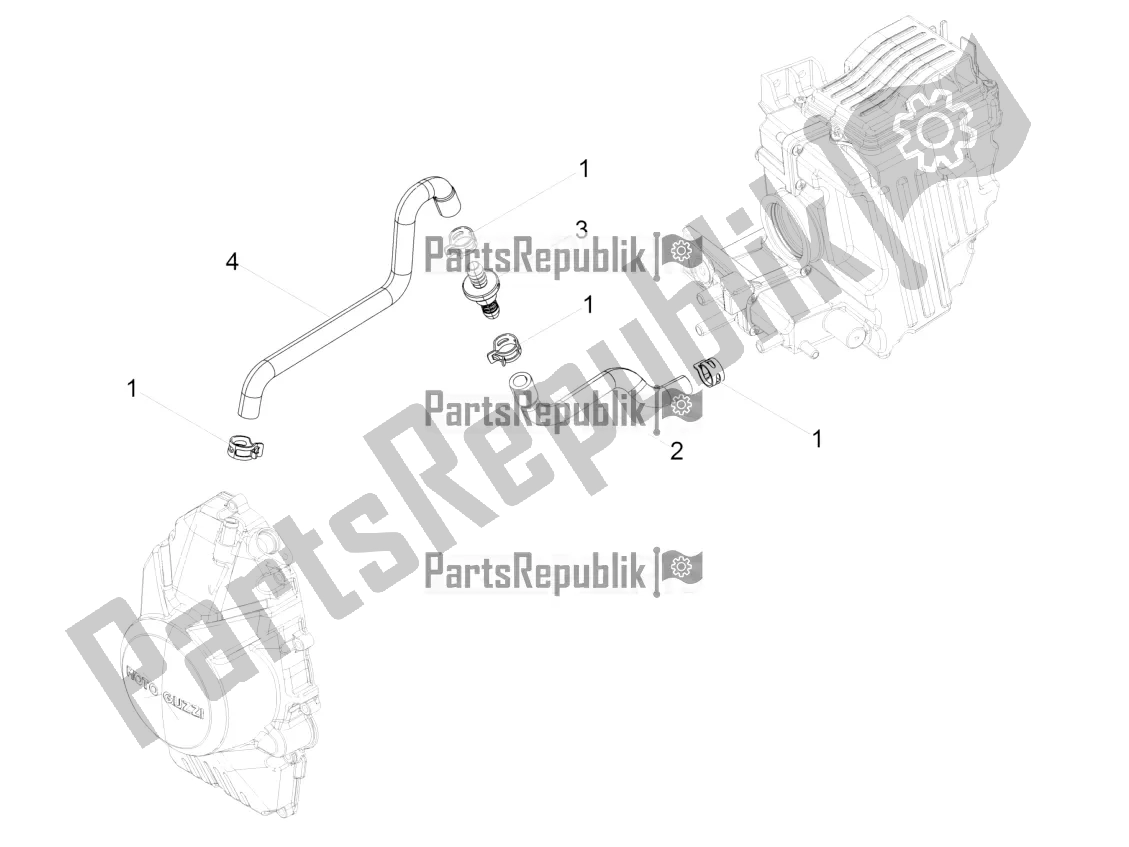 Todas las partes para Sistema De Soplado de Moto-Guzzi V7 III Stone 